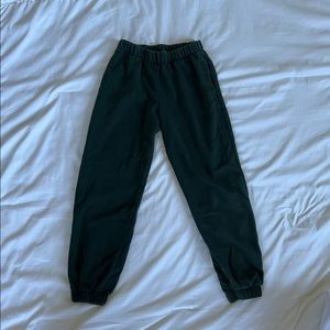 Dark Forest Green Sweatpants